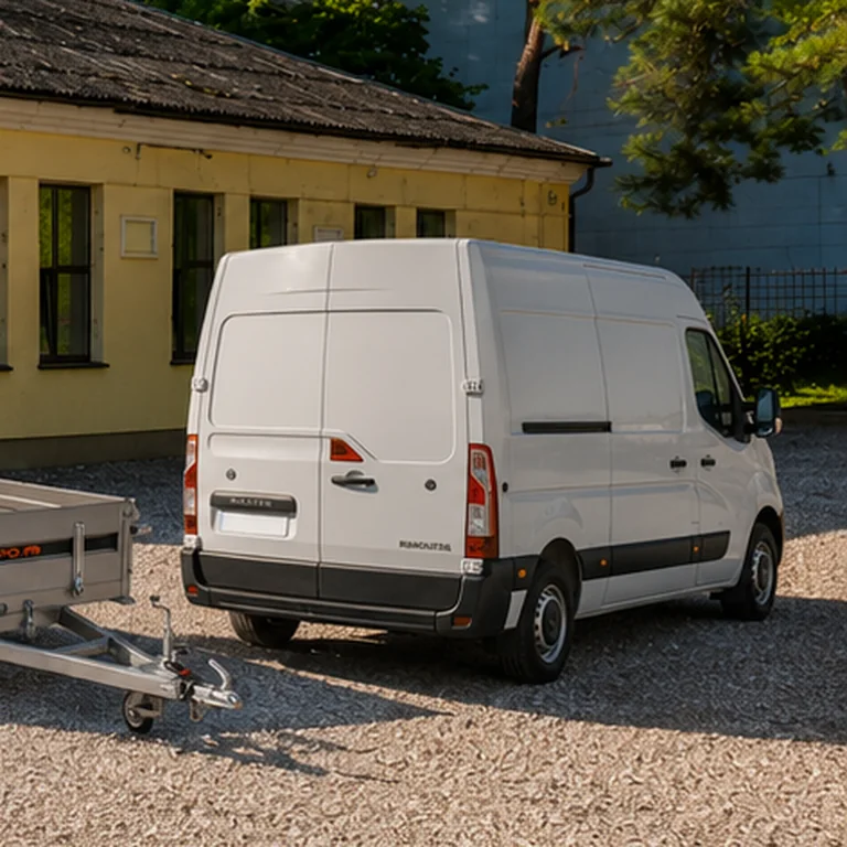 Krovininio mikroautobuso nuoma Alytuje – Renault Master Daugų g. 6 kieme